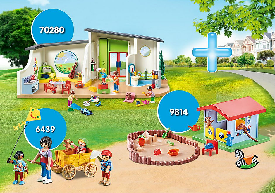 Bundel Kinderdagverblijf 'De Regenboog' PM2005G Playmobil 70280 Kinderdagverblijf De Regenboog online kopen